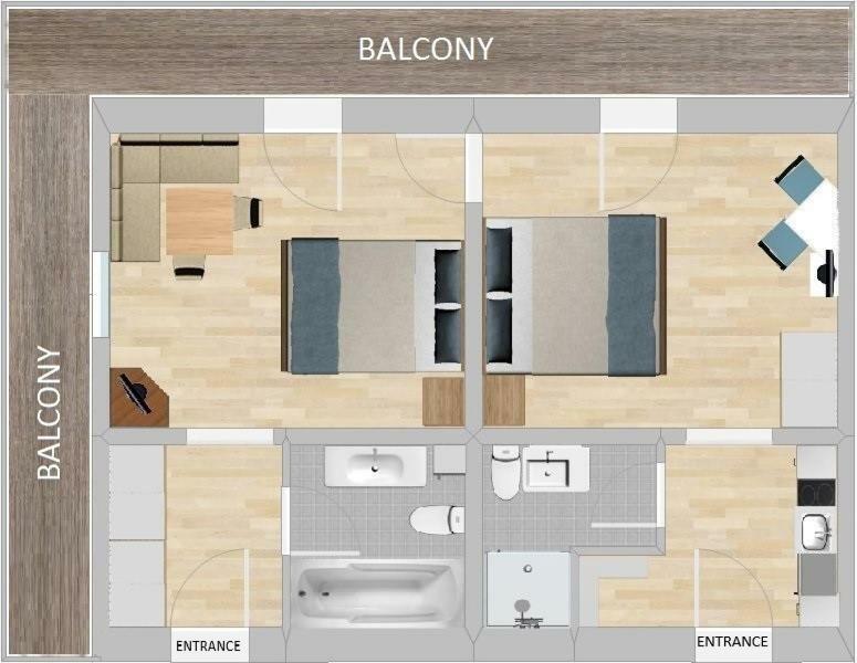 Kuehlerhof Aparthotel Anterselva di Mezzo Eksteriør bilde